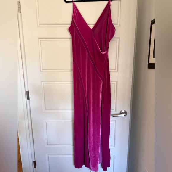 Free People Spliced Velvet Maxi Dress - Picture 5 of 5
